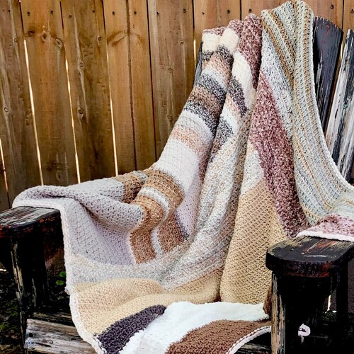 Shades of Beige Crocheted Throw, Handmade shops Blanket Throw, Unique Throw, Neutral Throw, Cream Throw, Shabby Chic Throw, Bohemian Throw