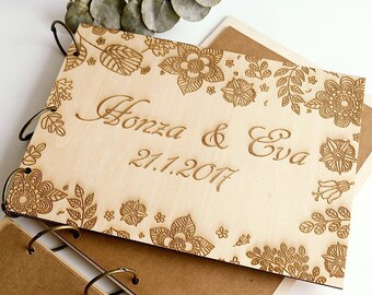 Personalized Wedding Guestbook · Custom Wooden Wedding Guest Books · Personalized Wedding Decor · Wedding Gift