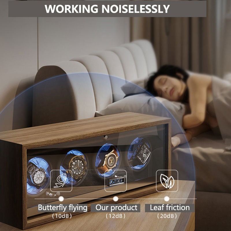 Personalized Name Automatic Watch Winder Mechanical Rotation Etsy