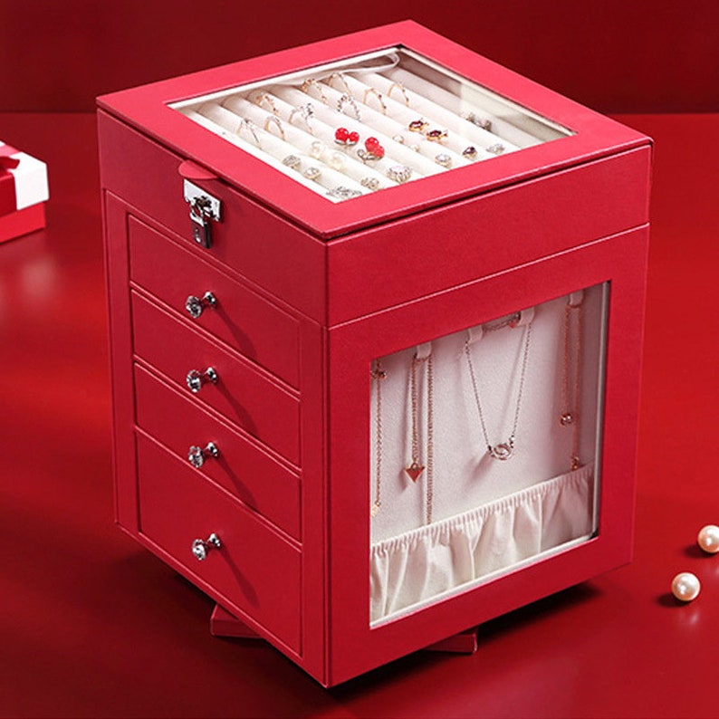 Customized Name Jewelry Organizer Jewelry Organizer Box 5 Etsy