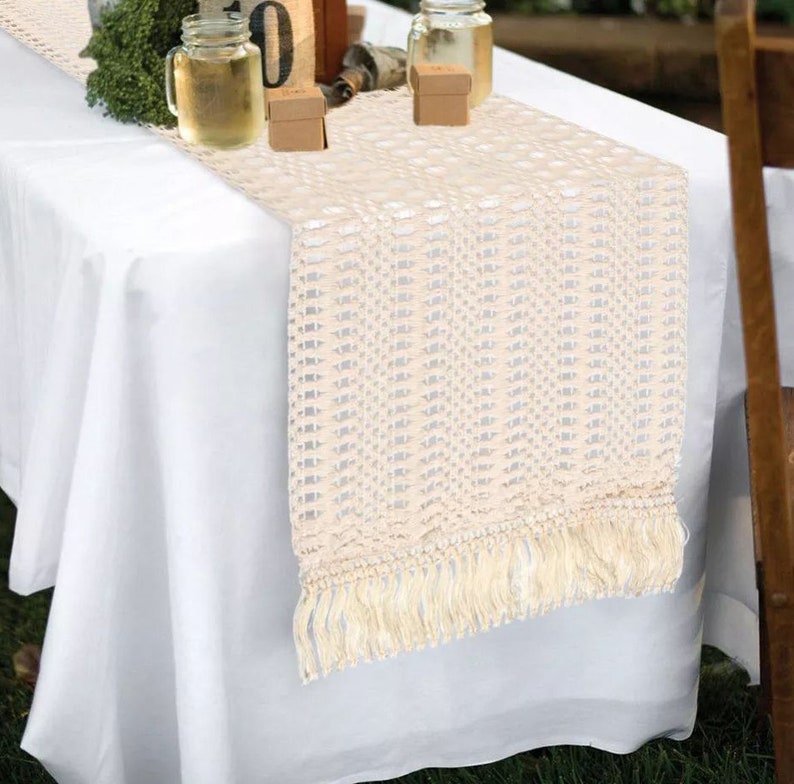 Handmade Weddeing Table Runner Custom Size Table Runner Etsy