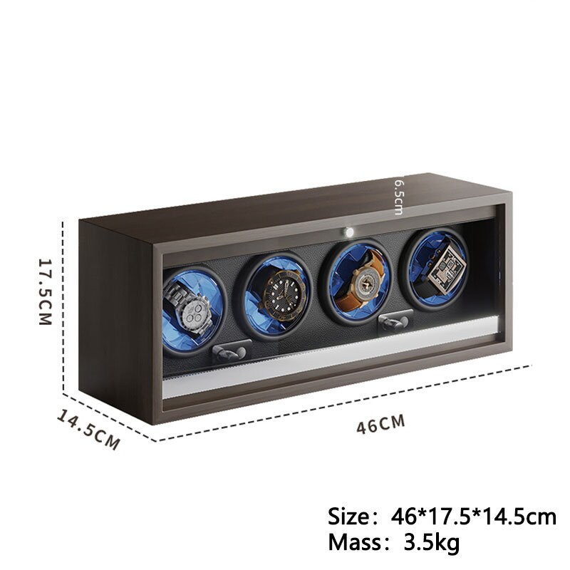 Personalized Name Automatic Watch Winder Mechanical Rotation Etsy