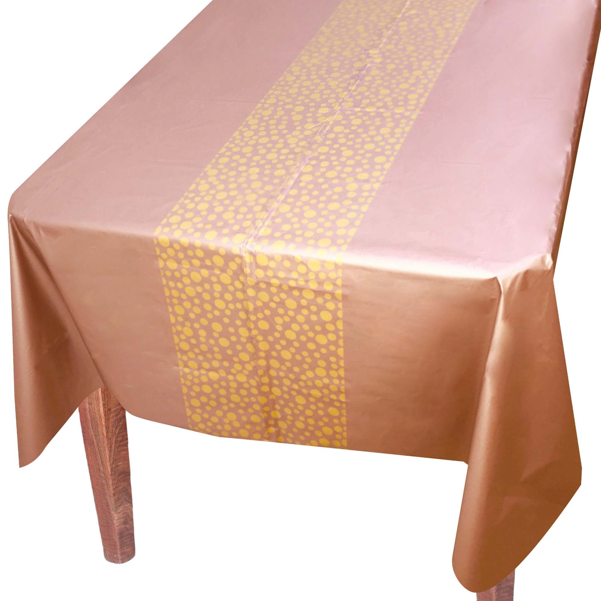 Rose Gold Plastic Tablecloth for Parties Pack of 4 Rose Gold Etsy