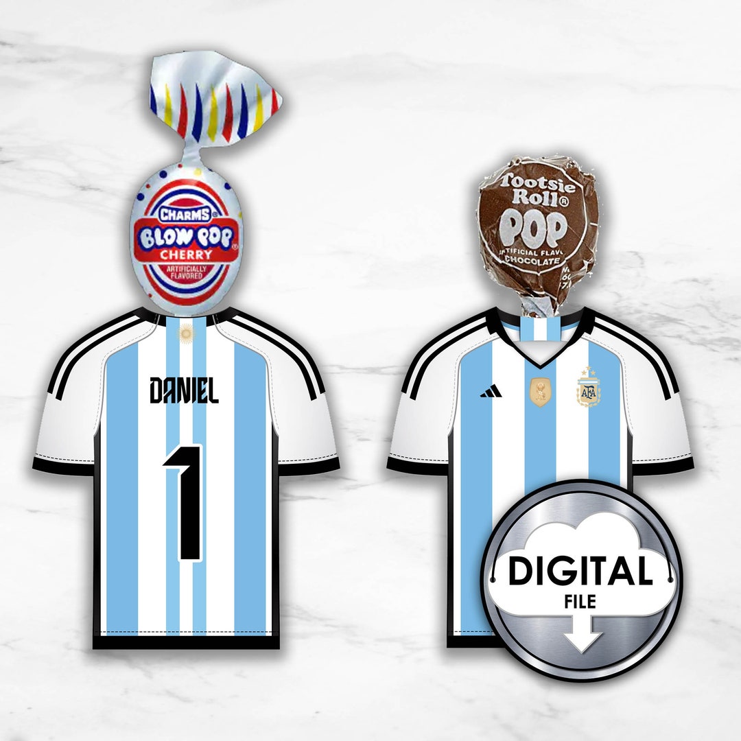 Argentina Soccer Jersey Lollipop Favors Personalized Birthday digital argentina-soccer-jersey-lollipop-favors-personalized-birthday-digital