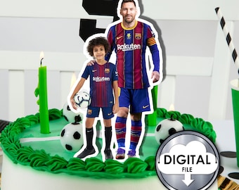 23 Pezzi Cake Topper Calcio Per Torta Compleanno - Decorazioni Con Giocatori, Porte E Pallone Per Festa A Tema Sportivo