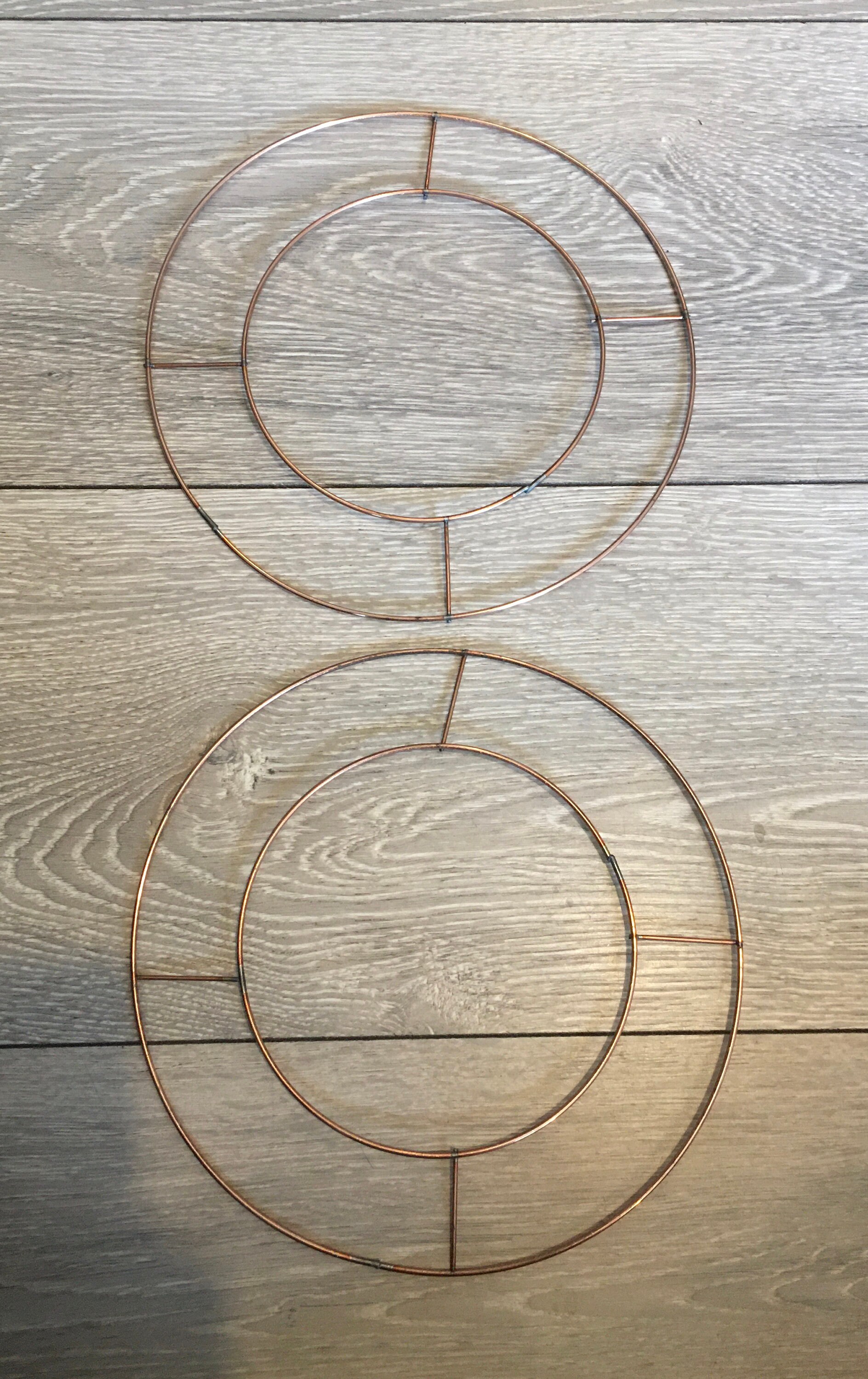Metal Wreath Frame. 2x8 inch Wreath Hoops. arts And Crafts. Etsy