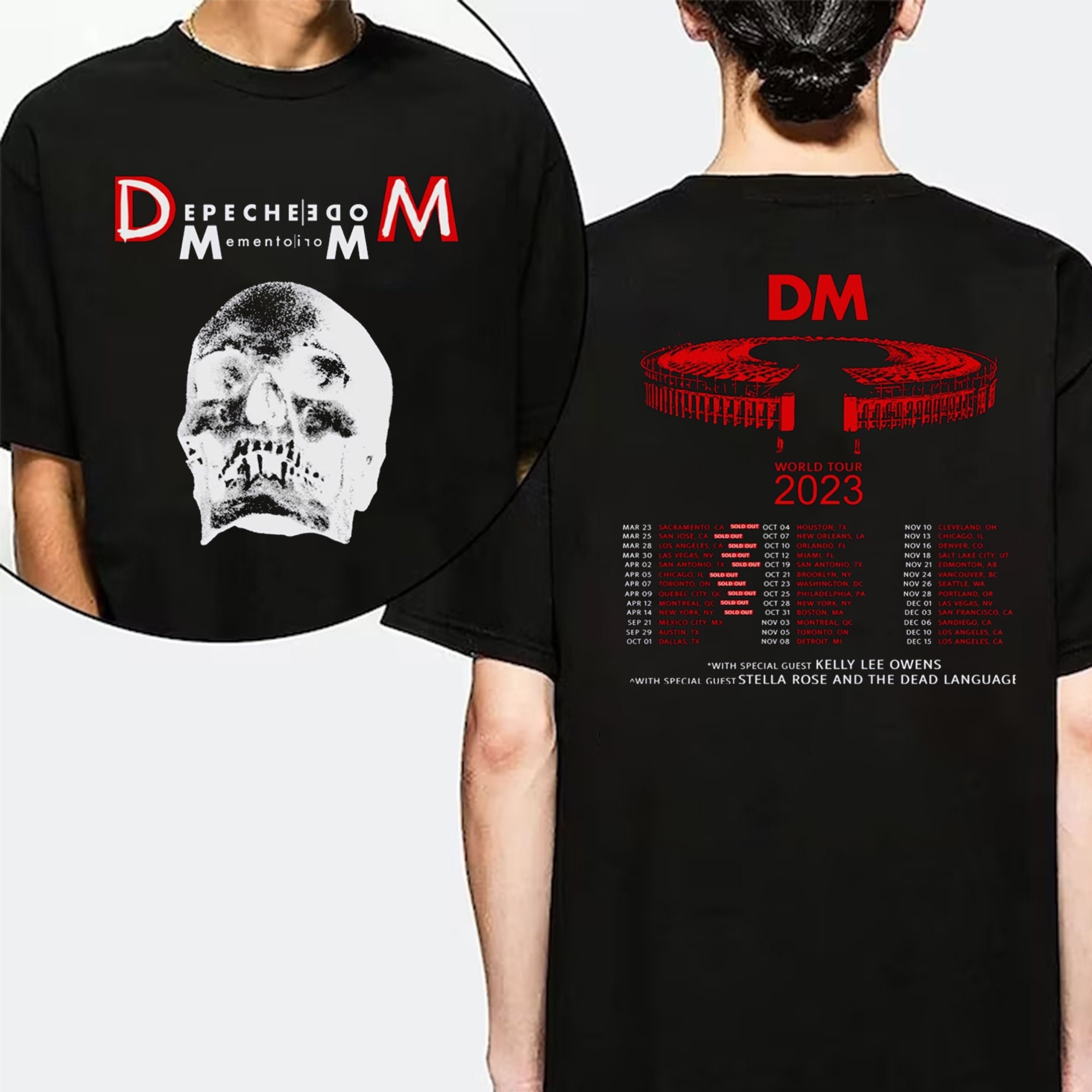 Depeche Mode Memento Mori World Tour 2023 t-shirt by To-Tee