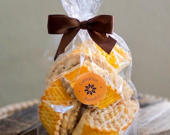 Handmade Azerbaijani Walnut Kata Cookies, Cinnamon Shortbread Pastry