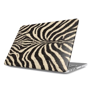 Zebra Print MacBook Case | Animal Pattern Design Slim Protective Cover