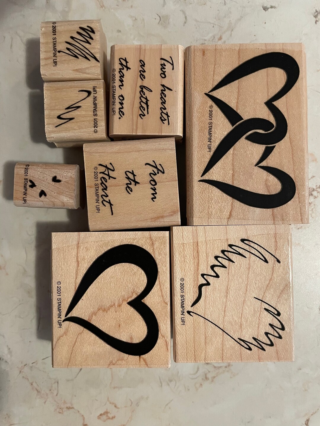 Lot De 6 Tampons En Caoutchouc Non Montés - Créative Expressions : Fées, Noël, Floral