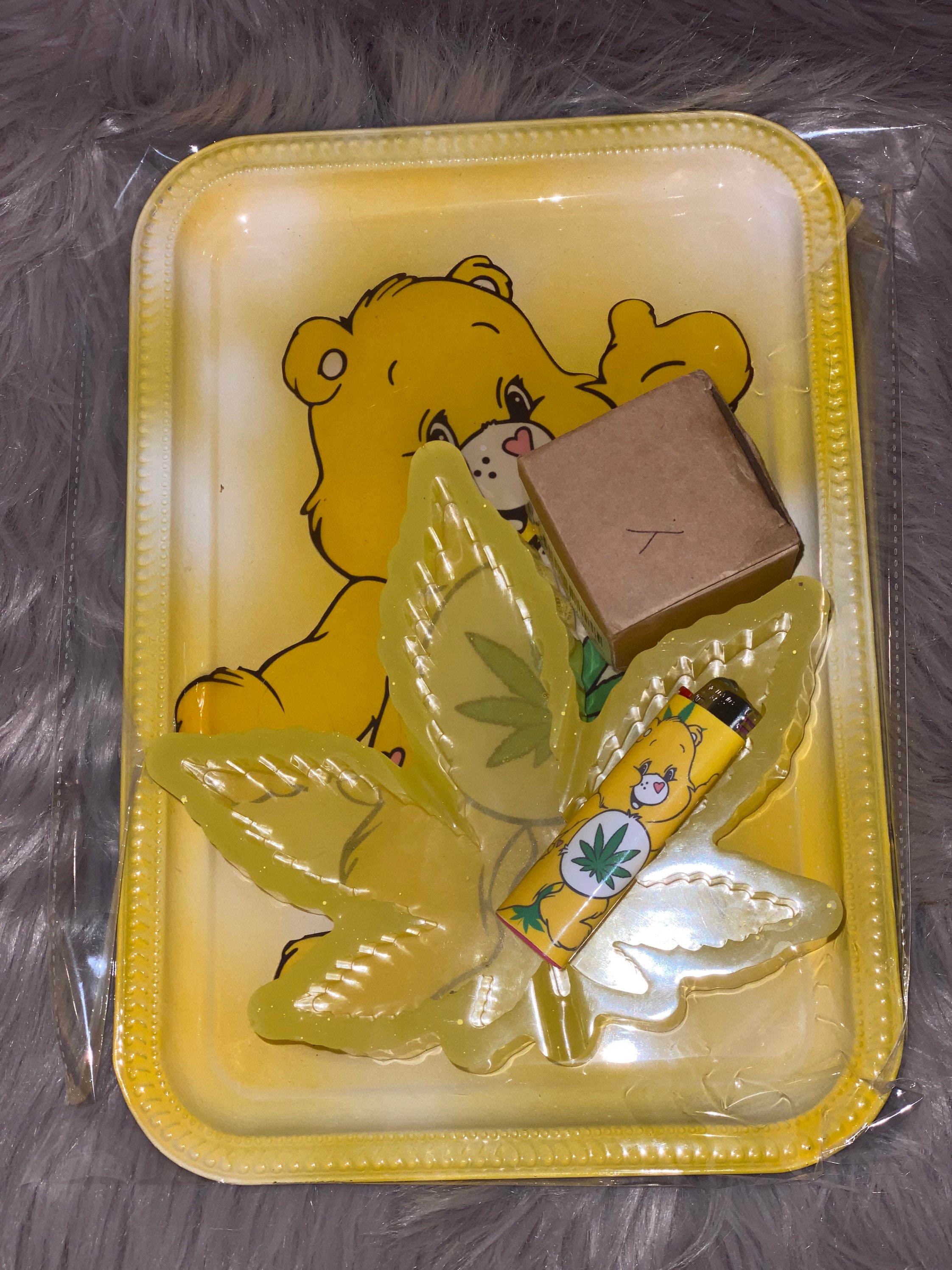 Care Bear Rolling Tray/ Stash Jar Set Etsy