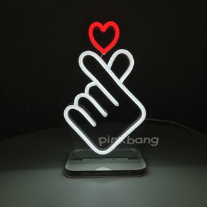 LV fingers LED neon sign – City Of Sin