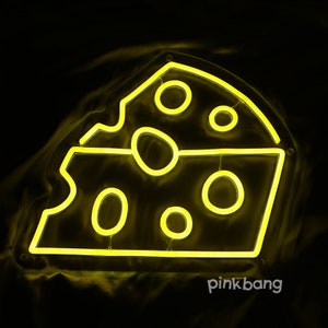 Cheese Led Neon Kitchen Wall Decor Sign,custom Dining Decor,handmade