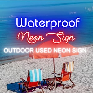 Benutzerdefinierte wasserdichte im Freien Neon-Zeichen, im Freien kampierende LED-Lichter, Garten-Dekor, Geschäfts-Neon-Zeichen, Hinterhof-Beleuchtung, Terrasse-Neon-Dekor