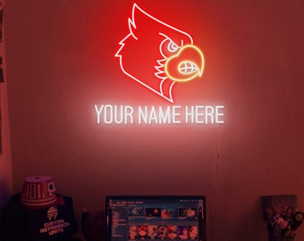 Buy Coustom Your Name Arizona Cardinals Neon Signman Cave Neon Online in  India 