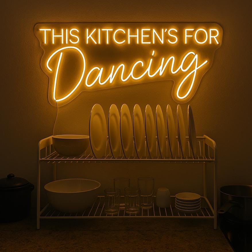 This Kitchen is for Dancing Neon Sign, Kitchen Wall Decor, Funny ...