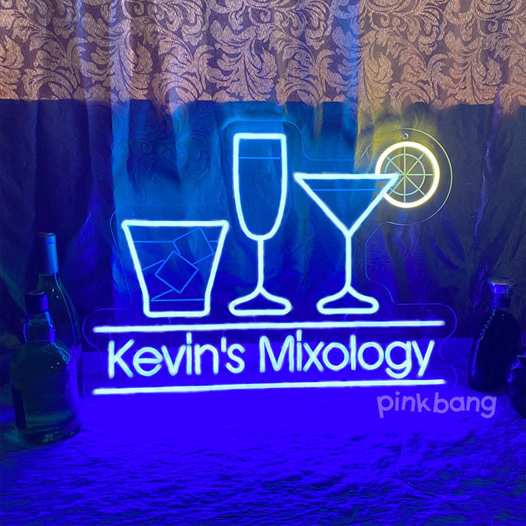 Personalized Name Custom Bar Neon Sign,bar LED Light,home Bar Decor