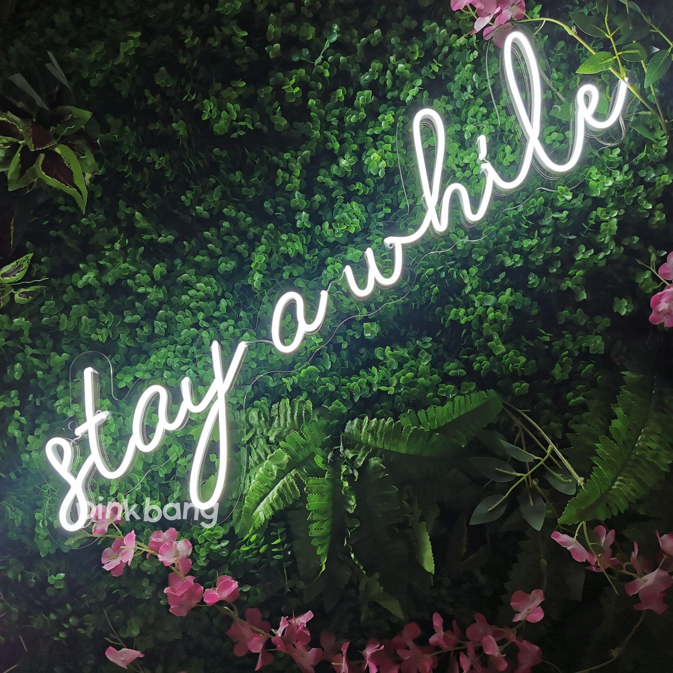 Stay a While Led Neon Wall Light Decor handmade Neon Gifts - Etsy