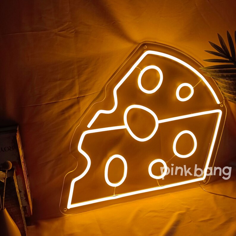 Custom Cheese Led Neon Kitchen Wall Decor Sign handmade - Etsy