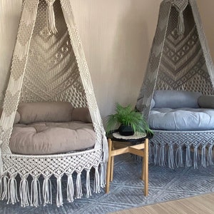 Hanging chair, Macrame swing, hängesessel, Swing chair, Macrame swing chair, hanging chair indoor, chair hanging indoor hammock, chair swing