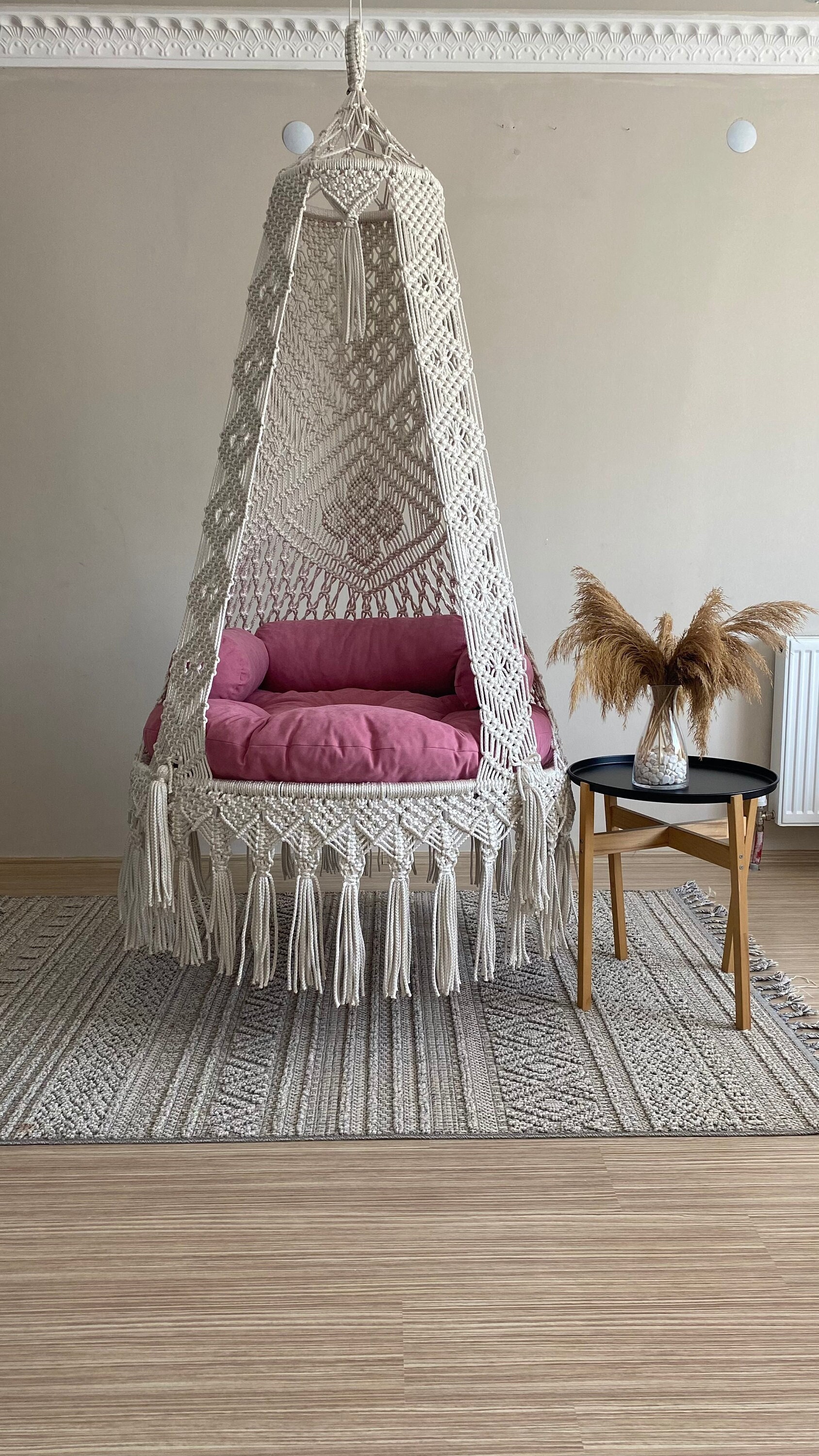 Hanging chair, Macrame swing, hängesessel, Swing chair, Macrame swing chair, hanging chair indoor, chair hanging indoor hammock, chair swing