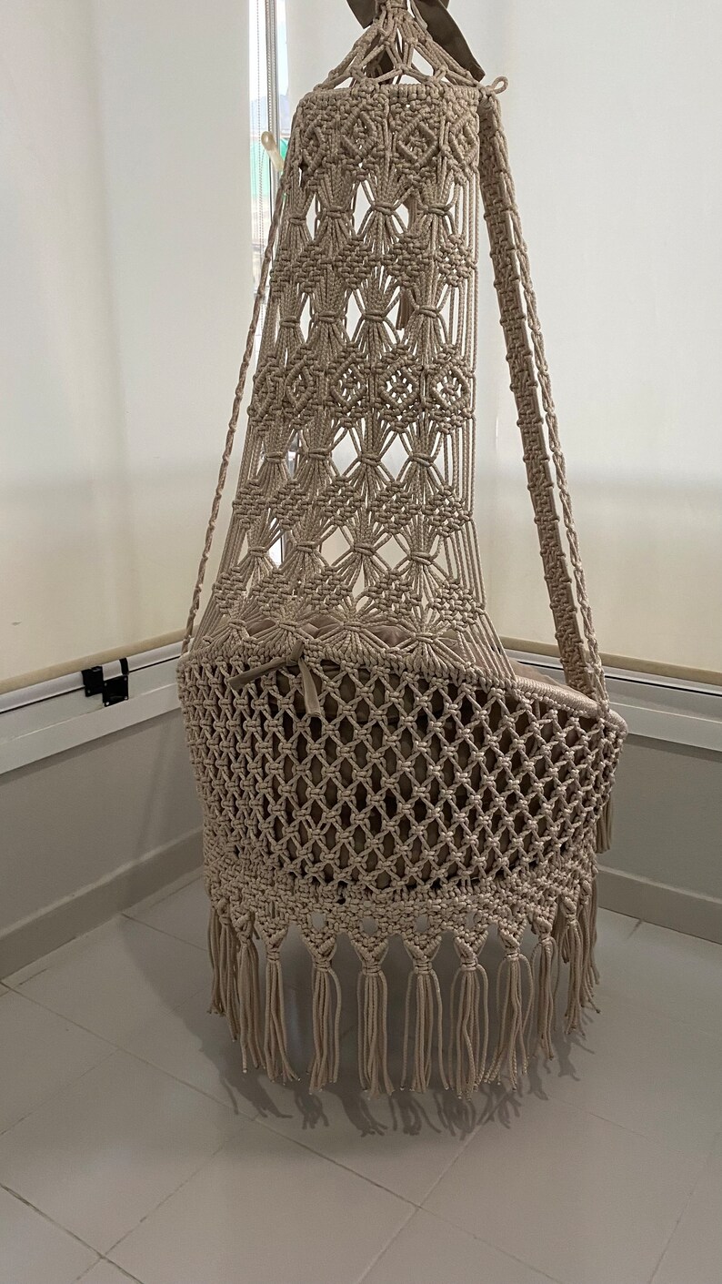 Macrame Hanging Chair Macrame Porch Rocking Swing Hammock - Etsy