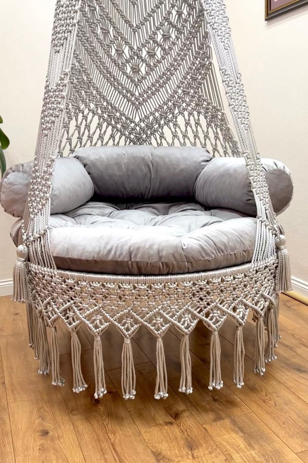 Hanging Chair Macrame Swing Hängesessel Swing Chair Etsy