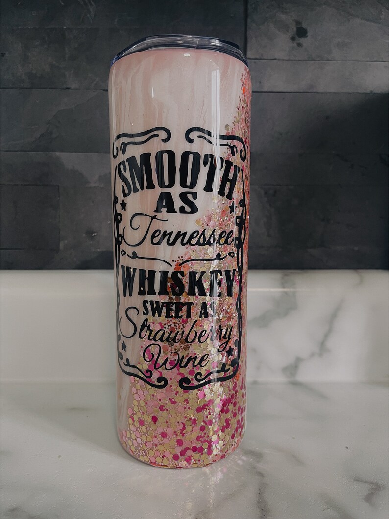 Smooth as Tennessee Whiskey, Sweet as Strawberry Wine Epoxy Resin 20oz