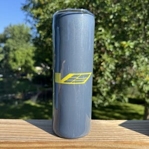 Cadillac V Epoxy Resin 20oz Tumbler | Cadillac | Cadillac Tumbler | Epoxy Tumbler | Custom Tumbler