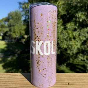 Minnesota Vikings Epoxy Resin Tumbler | MN Vikings | SKOL | Minnesota Vikings | NFL Tumbler | Vikings Tumbler