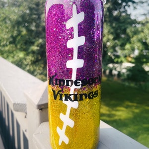 Minnesota Vikings Epoxy Resin 20oz Tumbler | Minnesota Vikings | Skol | NFL | Vikings | Epoxy Tumbler | Custom Tumbler