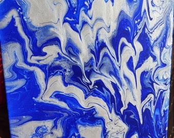 Blue and Silver