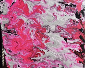 Fuchsia and Silver