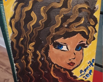 Blue Eyes Canvas Panel