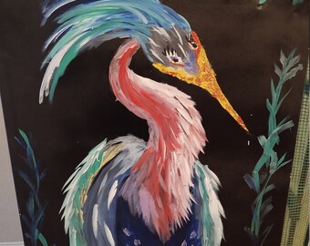 Sitting Pretty 30x24 Acrylic Painting on Canvas