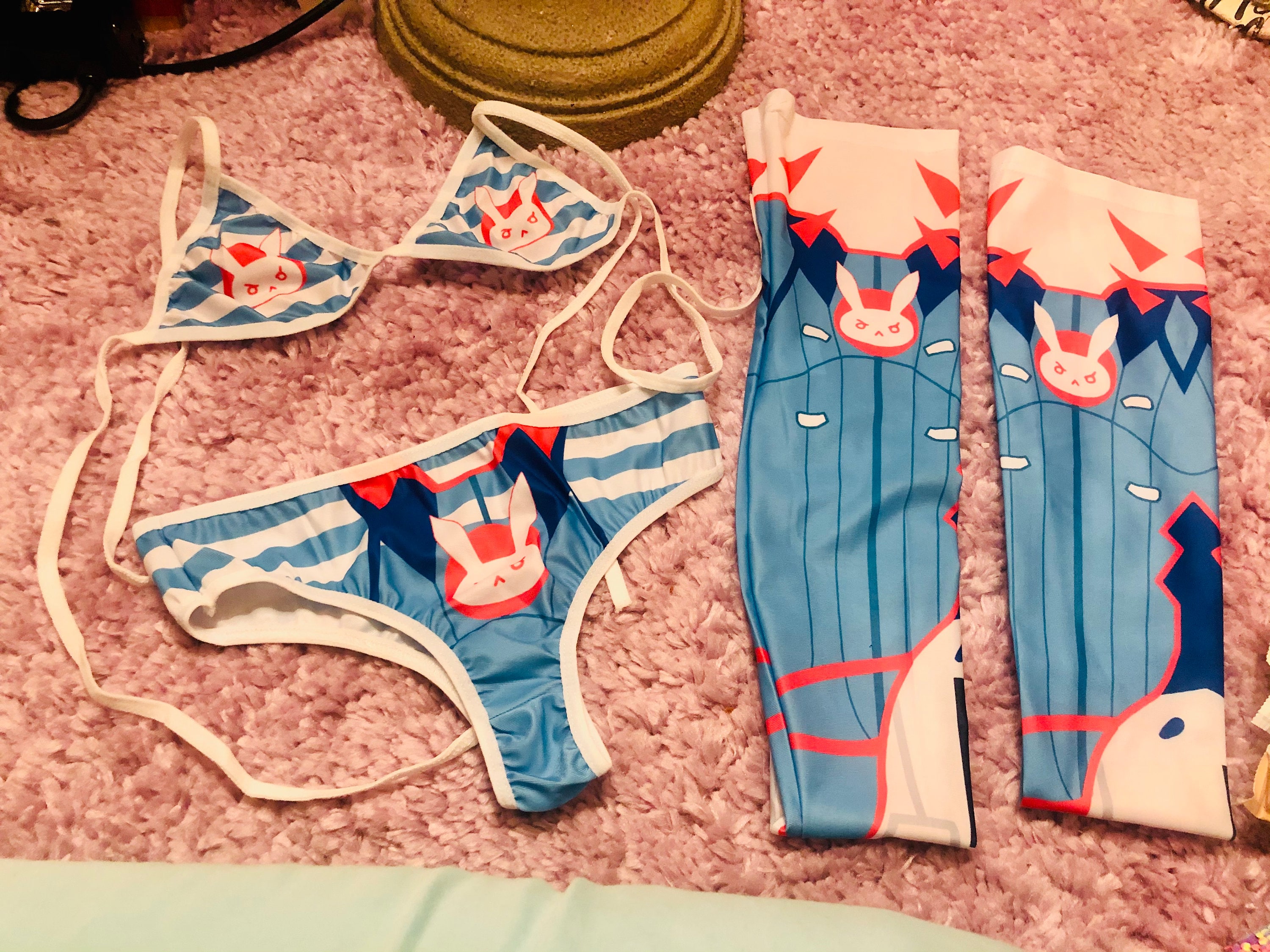 Lindo Kawaii Anime Bikini Set con Adorables Calcetines 3 Etsy