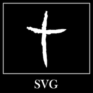 Ash Wednesday Stylized Cross - SVG Digital Download