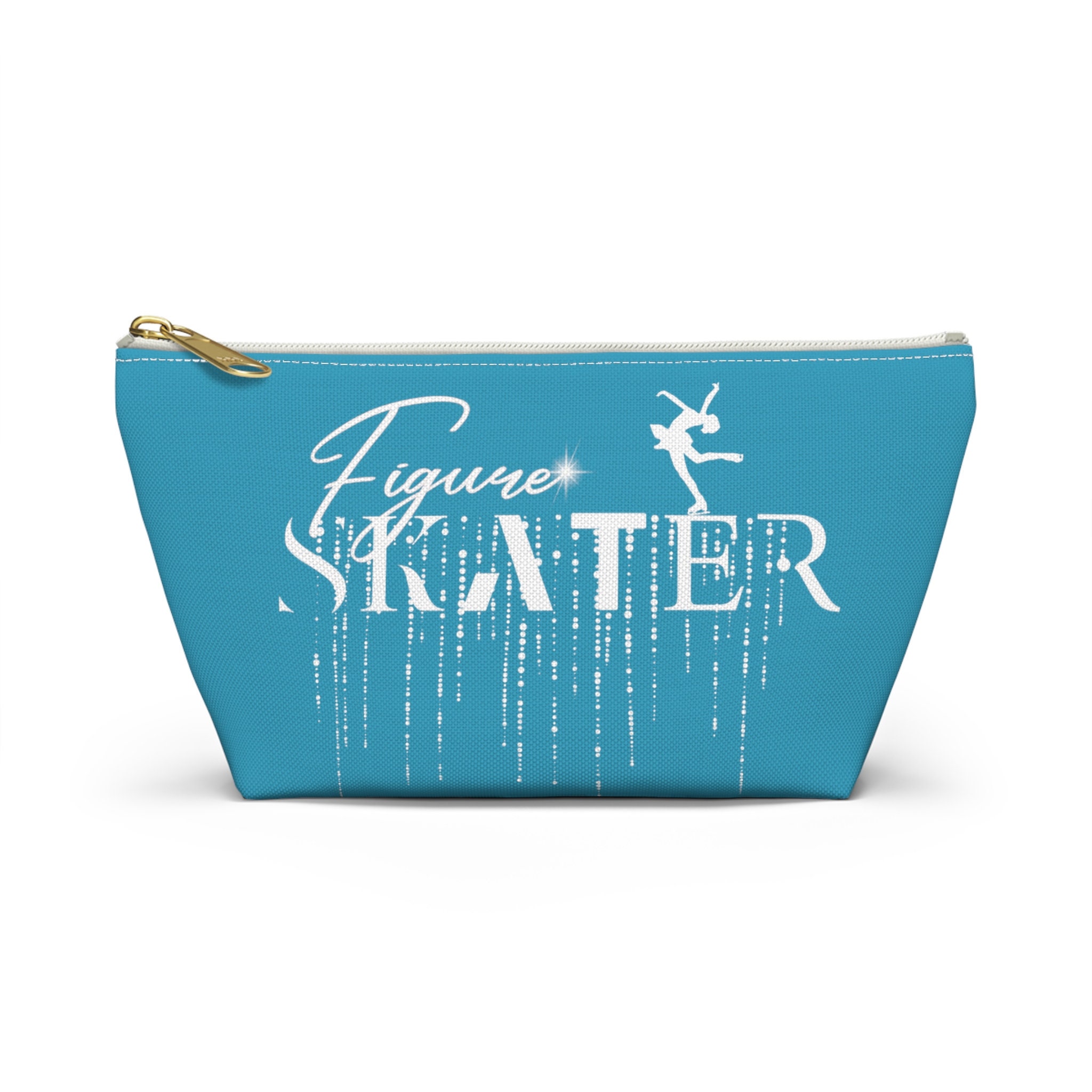 Make-up-Tasche Eiskunstlauf-Design – Geschenk Für Eisläuferinnen, 23x17 Cm – Wasserdichtes Polyester