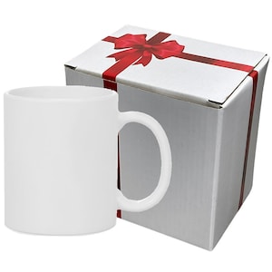 36pcs Sublimation 11oz Coffee Mugs Blank, White, Each mug Comes in a Cardboard