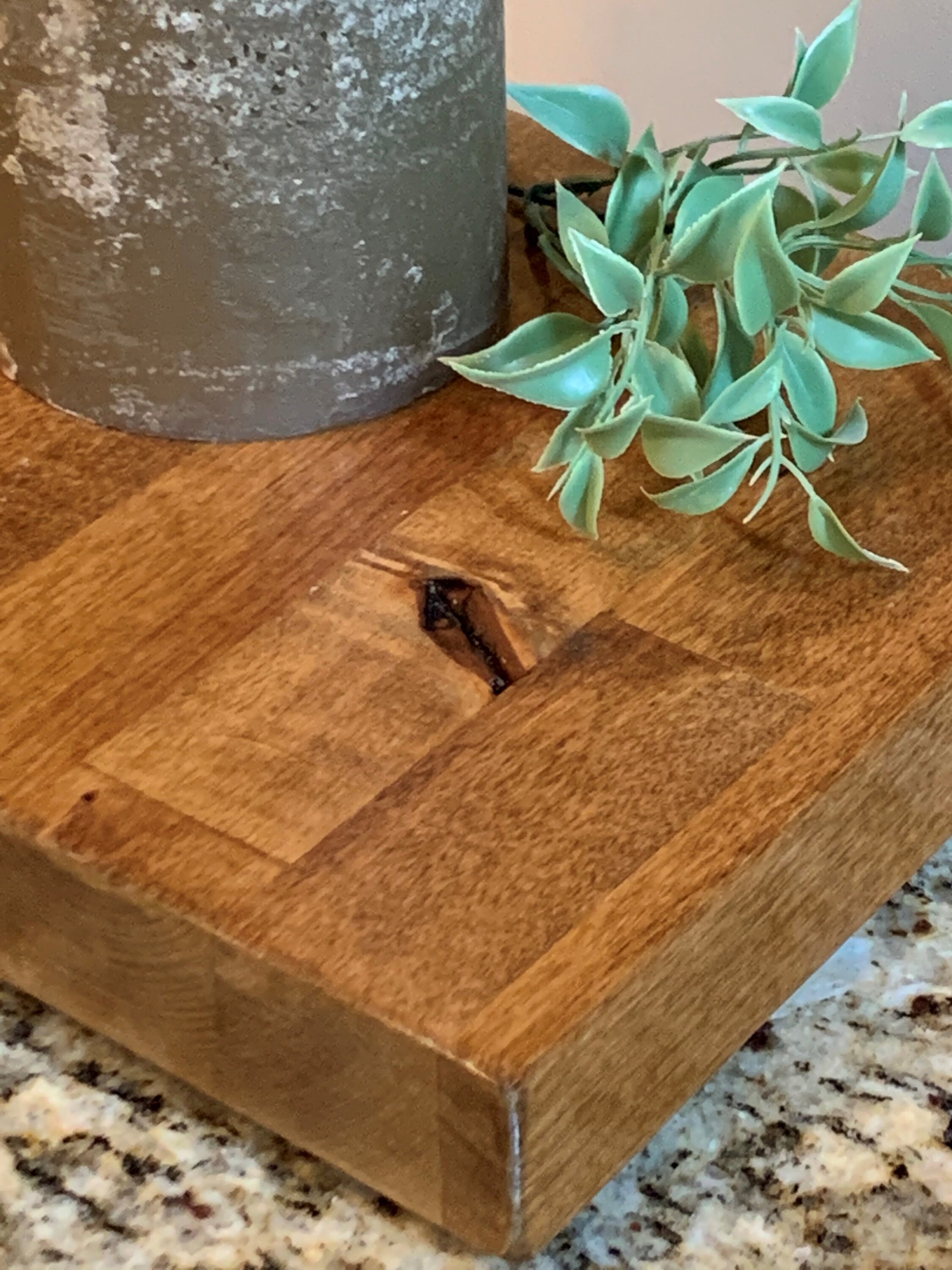 Butcher Block Pedestal Wood Riser 9 X 9 - Etsy