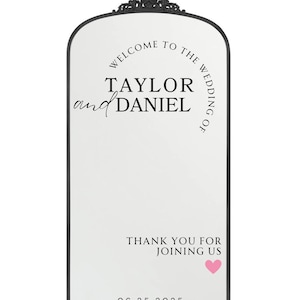 Wedding Selfie Mirror SVG, You Look Incredible, Welcome Mirror, DIY Wedding Mirror SVG, Wedding Sticker for Mirror,  Welcome to Our Wedding