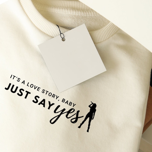 Love Story Baby Just Say Yes SVG (Digital Download)
