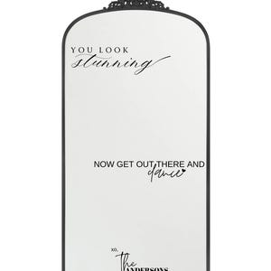 Wedding Selfie Mirror SVG, You Look Stunning, Welcome Mirror, DIY Wedding Mirror SVG, Wedding Sticker for Mirror, Welcome To Our Wedding