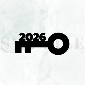 2025 ハウスキー SVG カットファイル | ロックキー デジタルダウンロード | キークリップアート、キー画像、キーリングクリップアート、キーベクターアウトライン | デジタルダウンロード