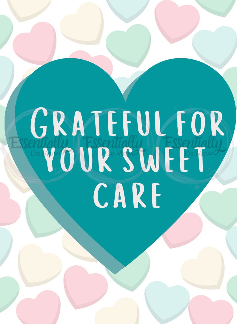 NICU Nurse Valentine cards, preemie gift, hospital card, non romantic Valentine's Day cards, ICU nurse, NICU nurse, pediatric nurse image 5