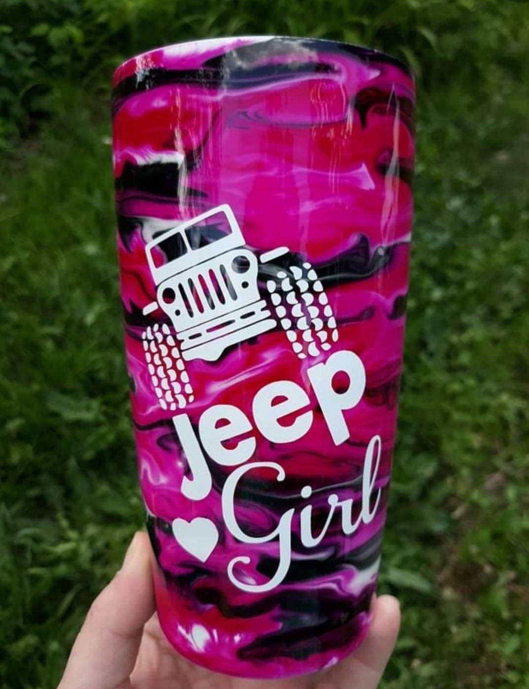20 Oz regular Jeep Girl tumbler Etsy
