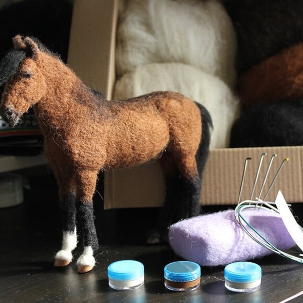 Needle Felt Horse Etsy