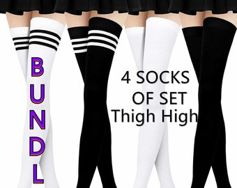 BUNDLE Thigh High Socks