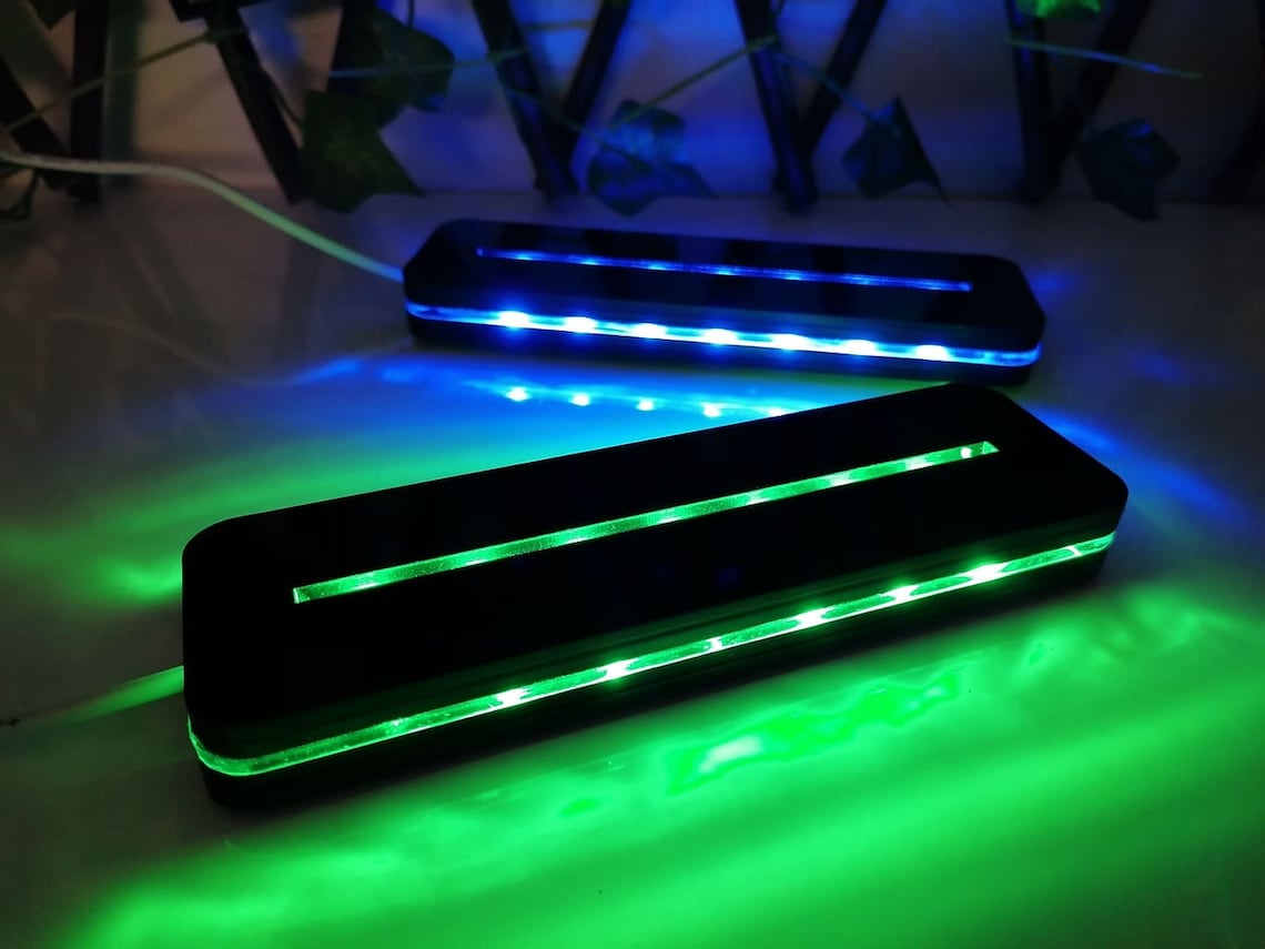 Acrylic Led Base Light Support, Customized 3D Night Light Base LED