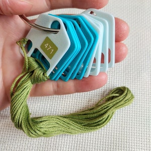 3D Printed House Floss Drops: Cross Stitch Embroidery Organizer